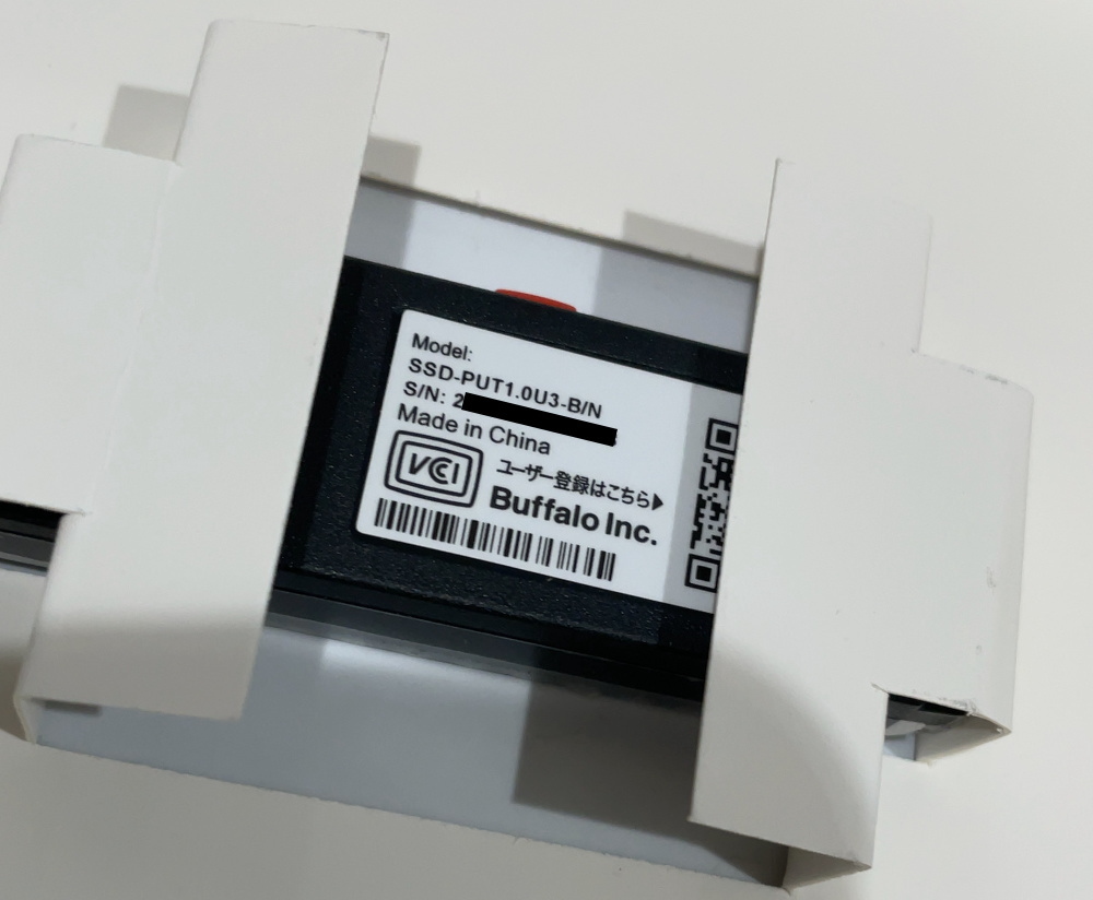 BUFFALO 外付けSSD 1TB SSD-PUT1.0U3-B⁄N SSD-PUT1.0U3-B⁄N : 外