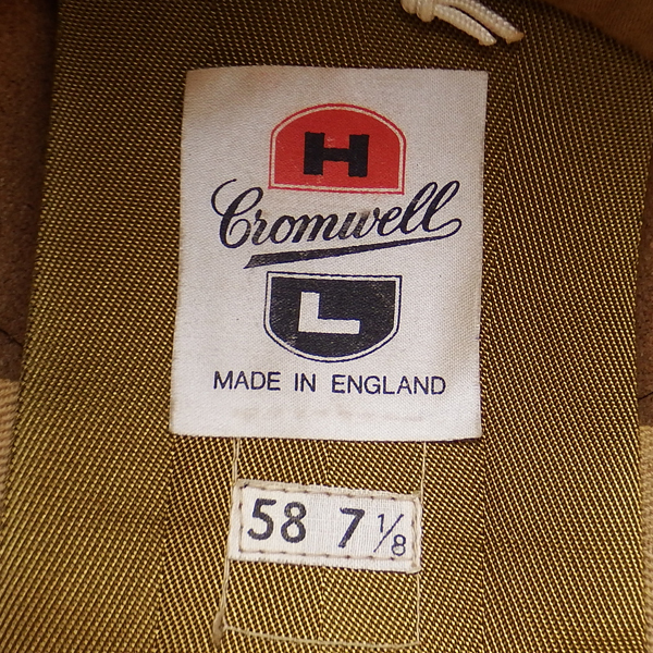 イングランド製 Cromwell ヴィンテージ ハーフヘルメット 58 7 1/8