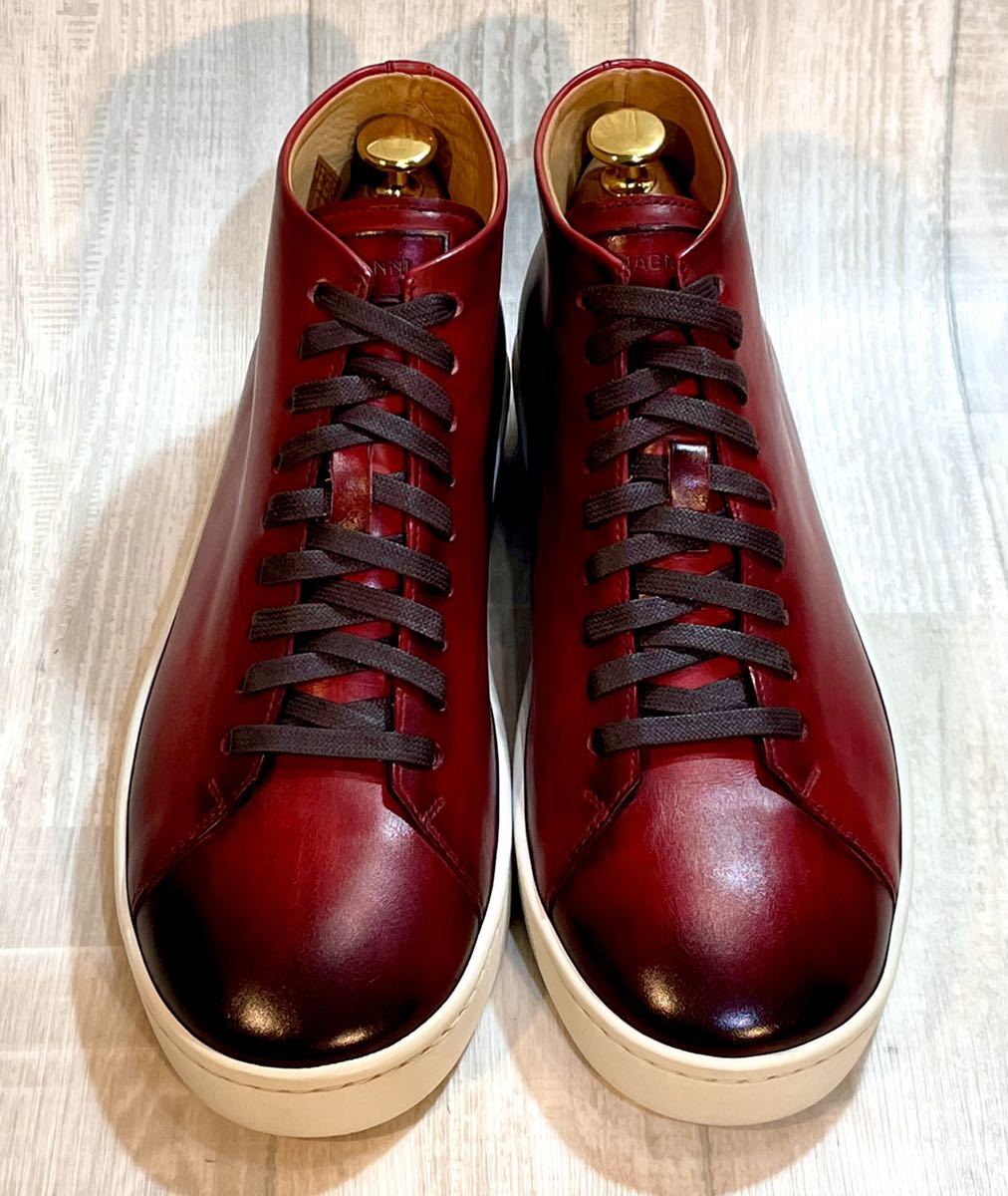 未使用】MAGNANNI マグナーニ◇25.5cm 40.5◇ハイカット レザー 
