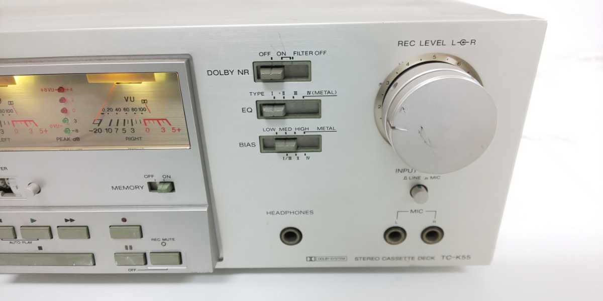 SONY TC-K55 ソニー - カセットデッキ Yahoo!オークション 「sony+tc
