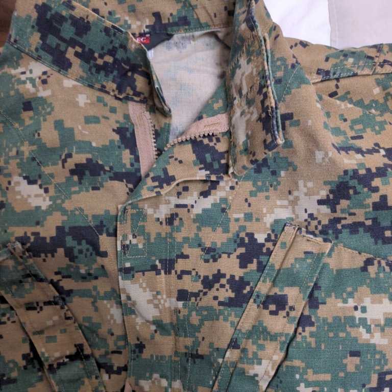 USMC 海兵隊 アメリカ軍海兵隊ウッドランドマーパット迷彩服上下 TRU