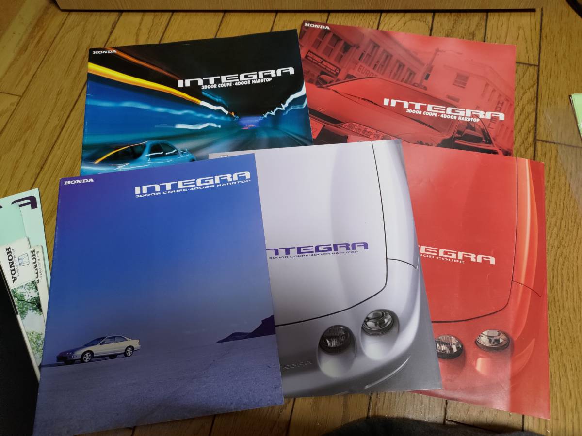 ☆HONDA INTEGRA TYPERX カタログ8冊セット☆