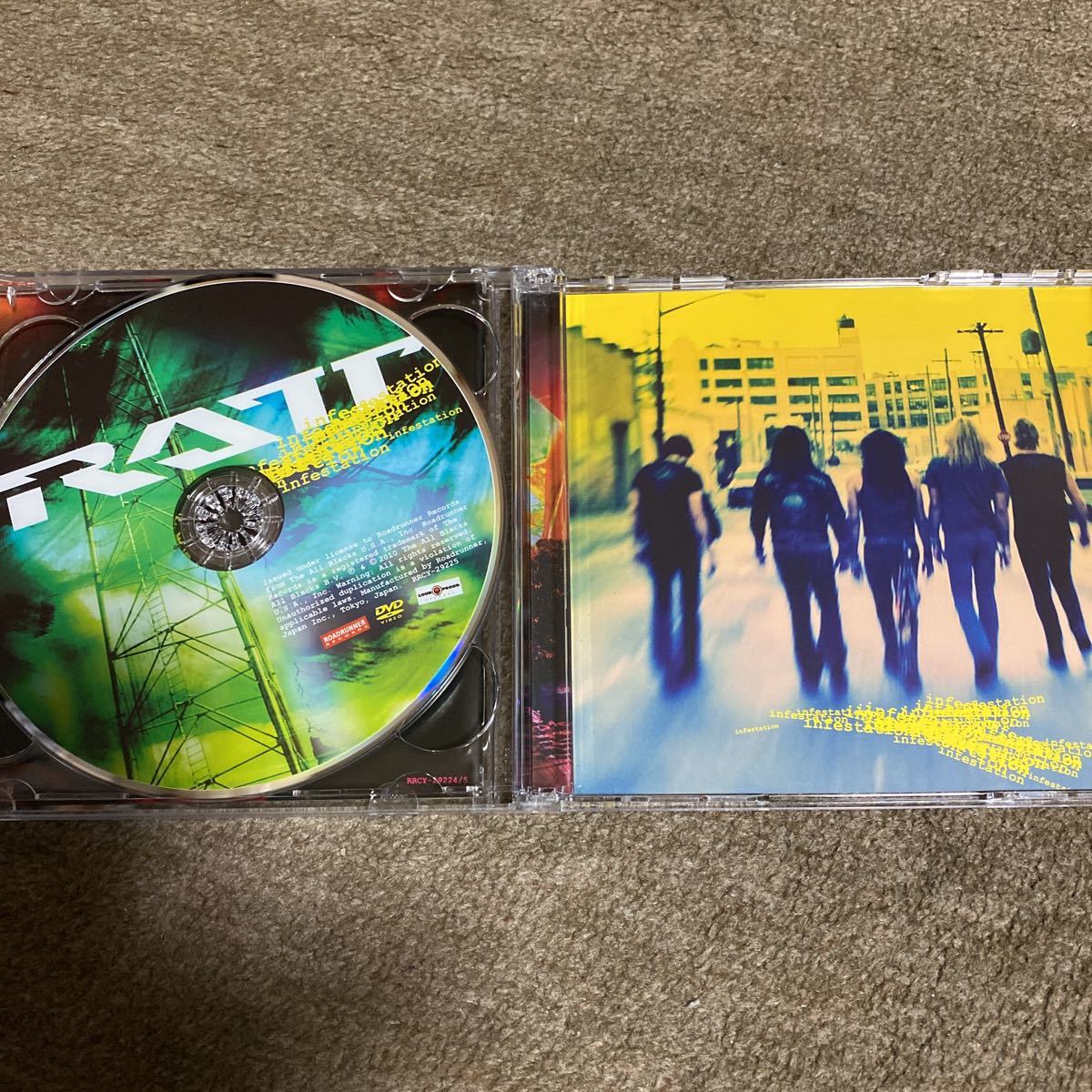 Ratt :infestation ~special edition DVD付 帯付国内盤 ラット ハード 