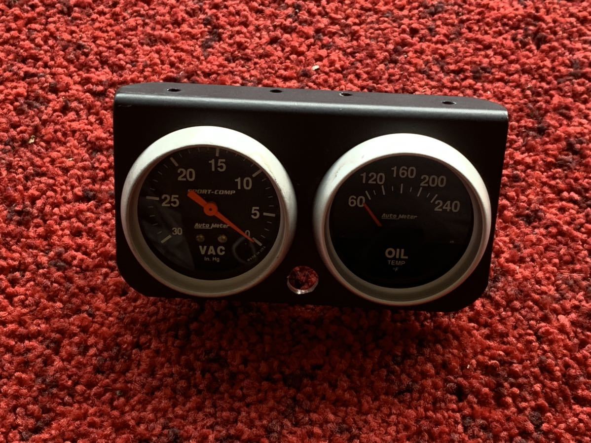 タコメーター Sport-Comp Auto Meter オートメーター 0 x RPM Gauges