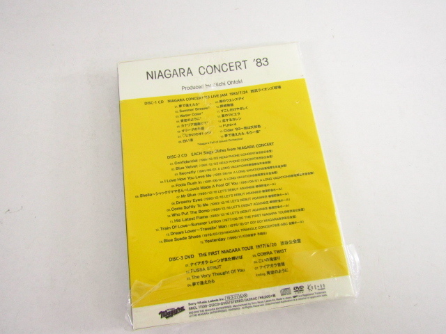 CONCERT NIAGARA | '83 大滝詠一 CD ミュージック ソニーミュージック
