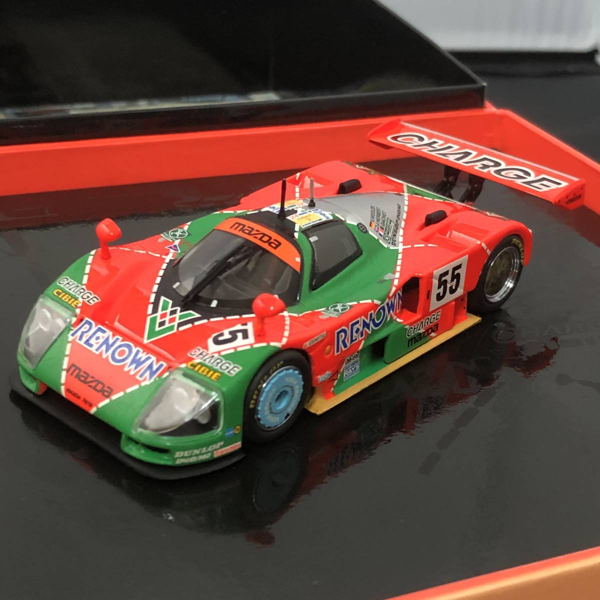 ミニチャンプス 1/43 マツダ 787B ＃55 1991 ル・マン 24H 優勝車 箱難