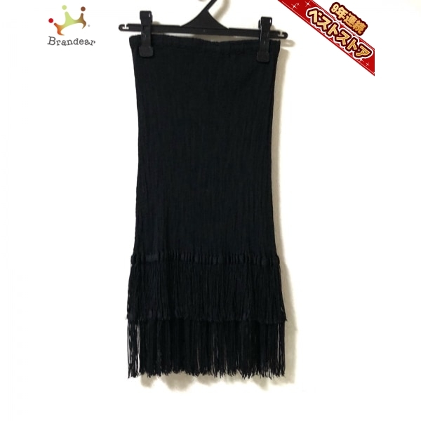  ミー/イッセイミヤケ me スカート - 黒 レディース ひざ丈/プリーツ/フリンジ ボトムス(スカート)｜売買されたオークション情報、yahooの商品情報をアーカイブ公開 - オークファン 女性用