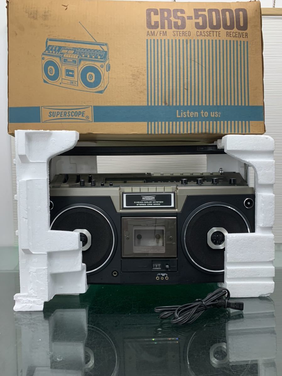 CRS-5000 SUPERSCOPE SUPERSCOPE⁄スーパースコープ RADIO CASSETTE