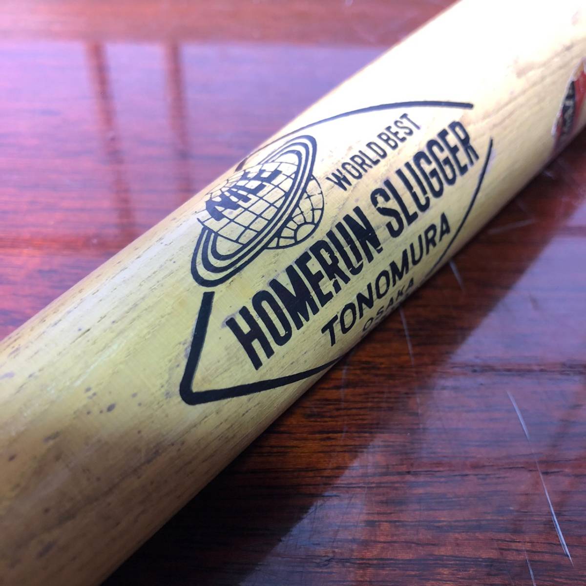 木製バットNILE WORLD BEST HOMERUN SLUGGER TONOMURA BEST MODEL MADE 