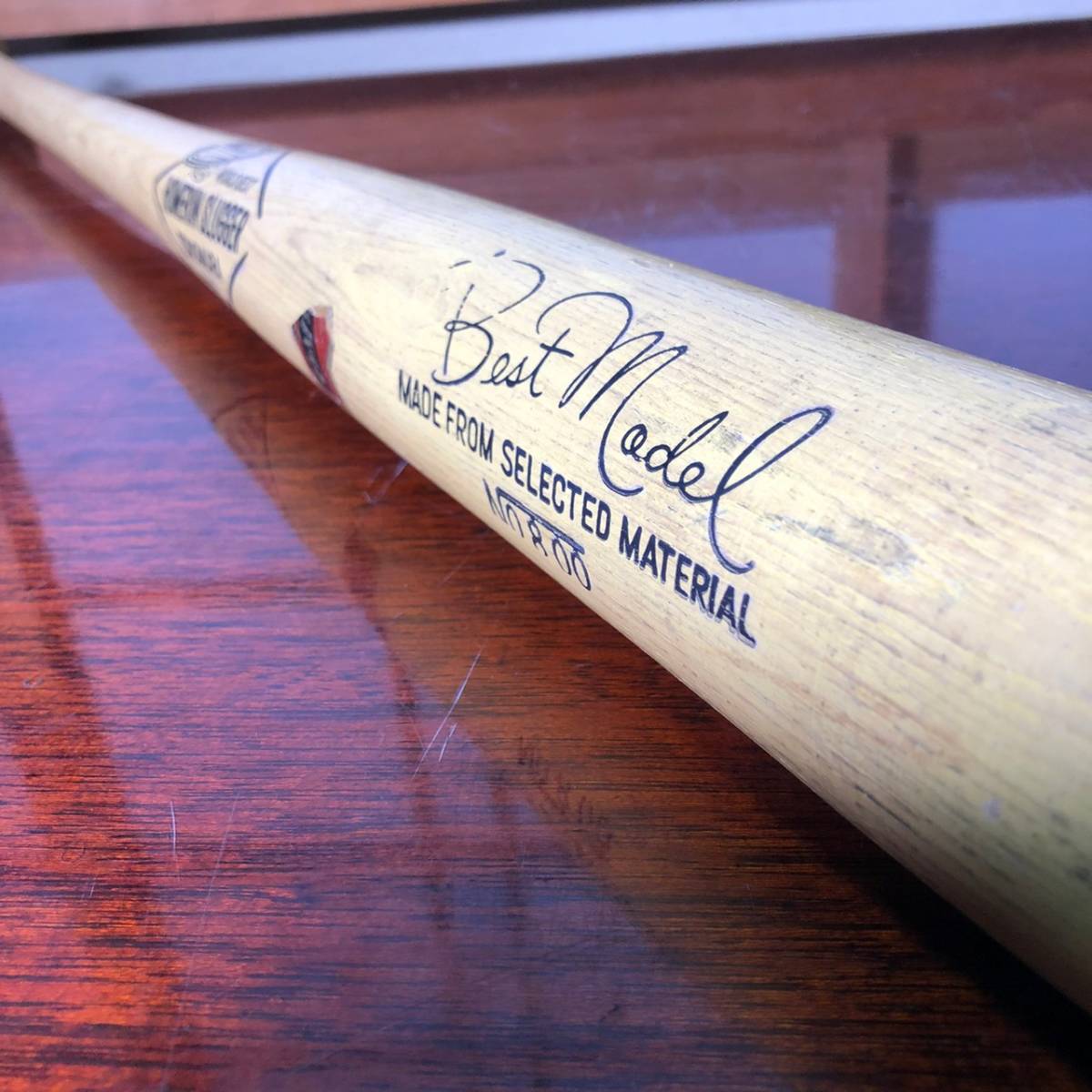 木製バットNILE WORLD BEST HOMERUN SLUGGER TONOMURA BEST MODEL MADE 
