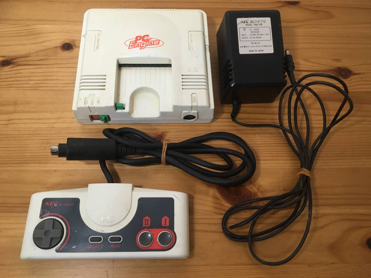 ジャンク NEC PCエンジン PI-TG001 本体 コントローラー パッド 