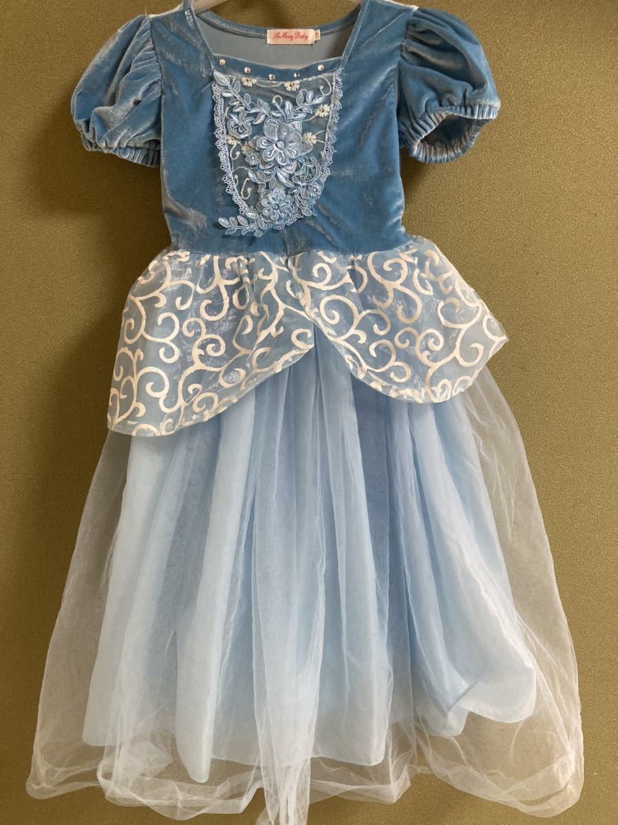 キッズ 130 シンデレラ風 ドレス 子供用 期間限定お試し価格 シンデレラ風