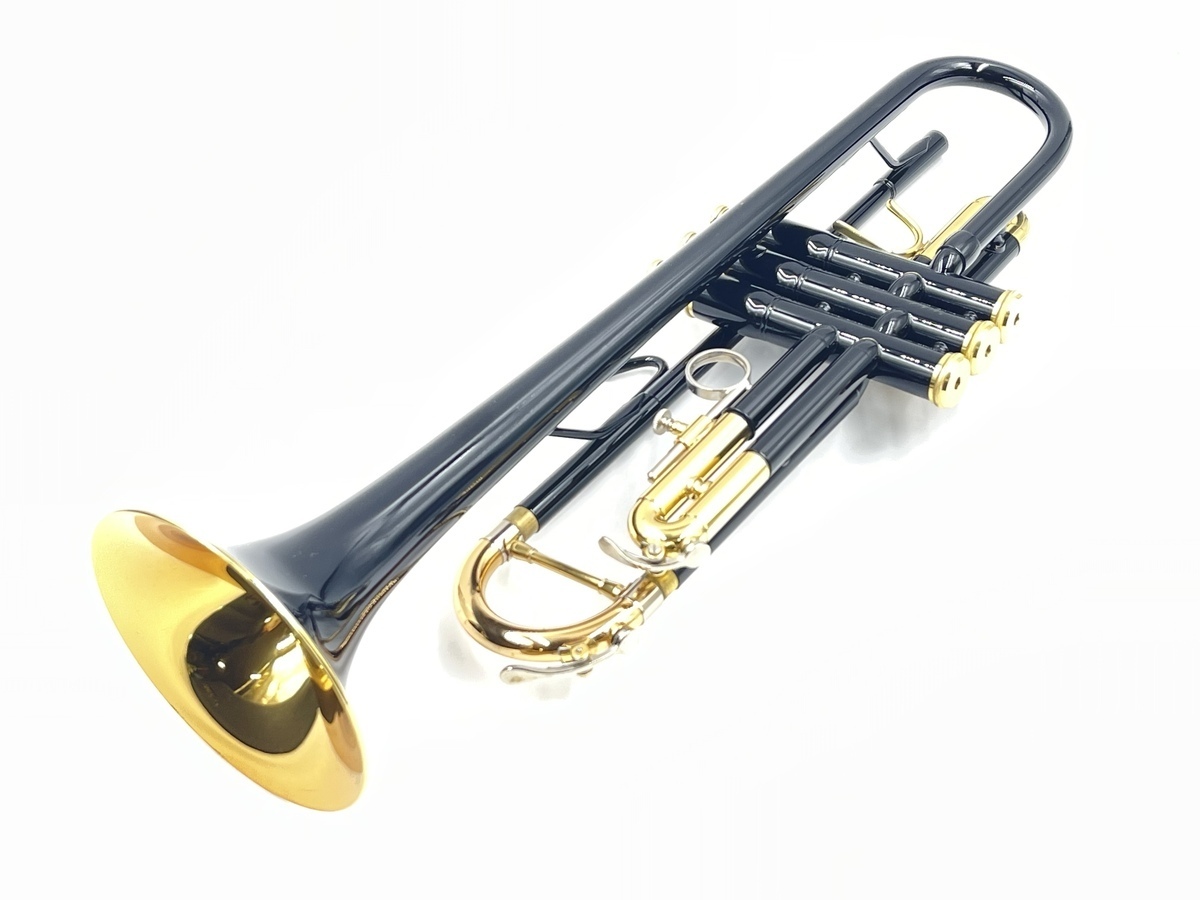 美品】Jupiter トランペット JTR-408 ブラック 管楽器 ハードケース 