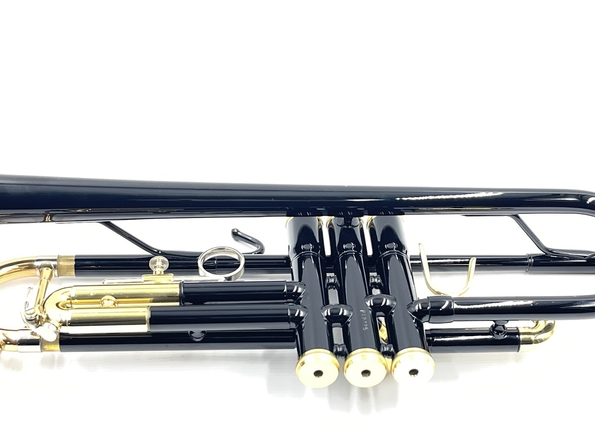 美品】Jupiter トランペット JTR-408 ブラック 管楽器 ハードケース 