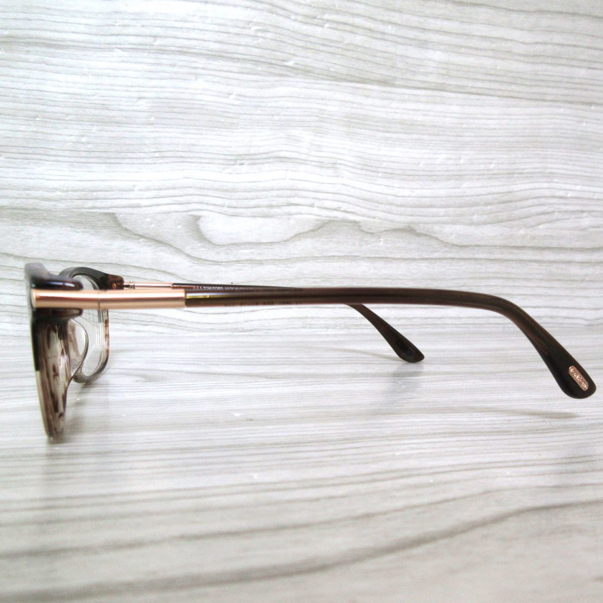 美品 TOM FORD トムフォード TF4237 098 バネ蝶番フレーム 度入り  