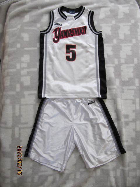 女子バスケットボール部　ゲームシャツ＆ゲームパンツ　上下セット　 asics　アシックス　山