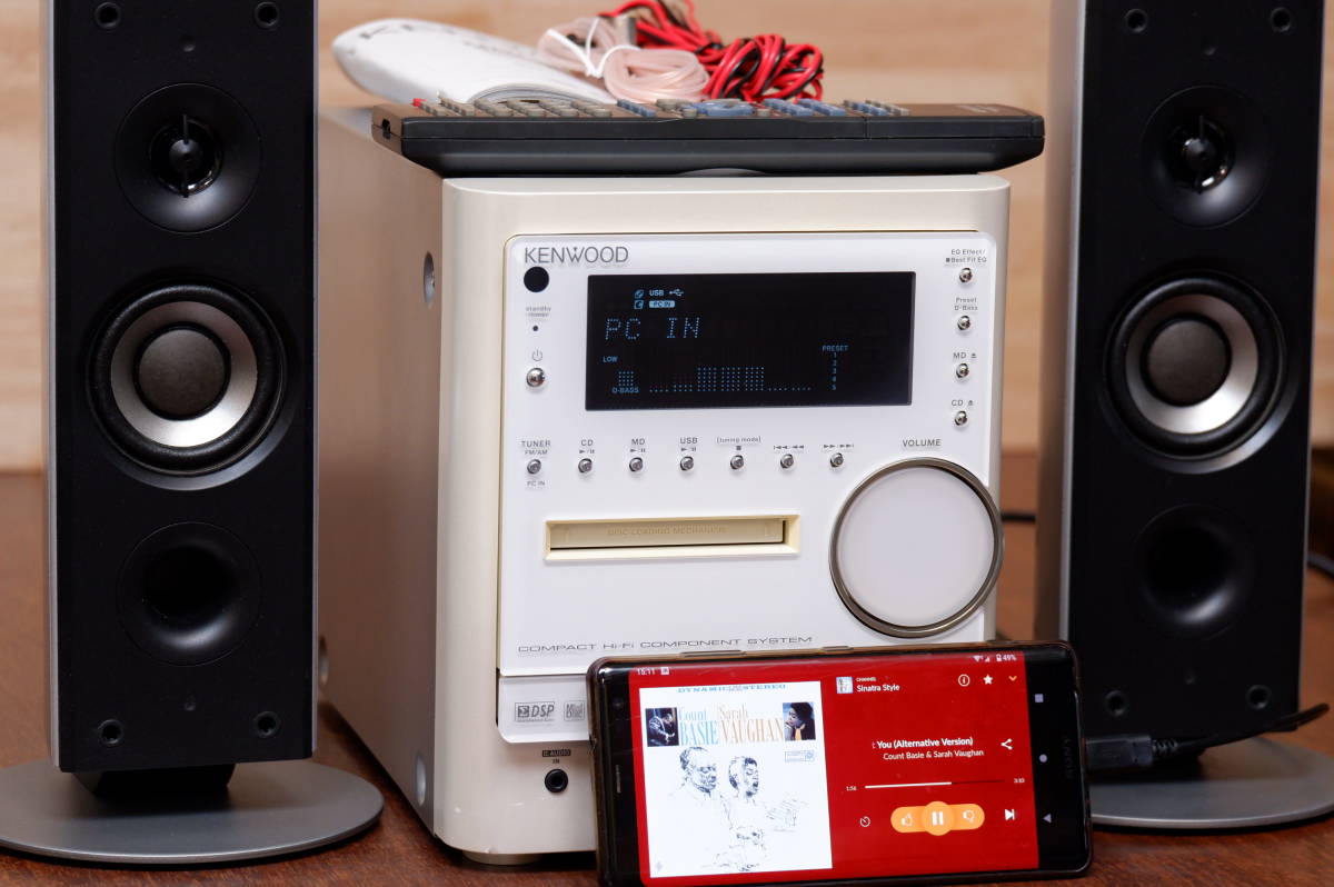 KENWOOD RMD-NDL100 CD/MD/TUNER/USB/USB-DAC ミニコンポ ＋ 
