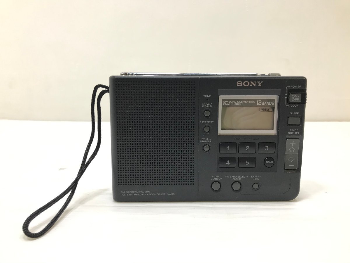 ICF-SW30 SONY BCLラジオ Sony PLL : FM ソニー ワールドバンド
