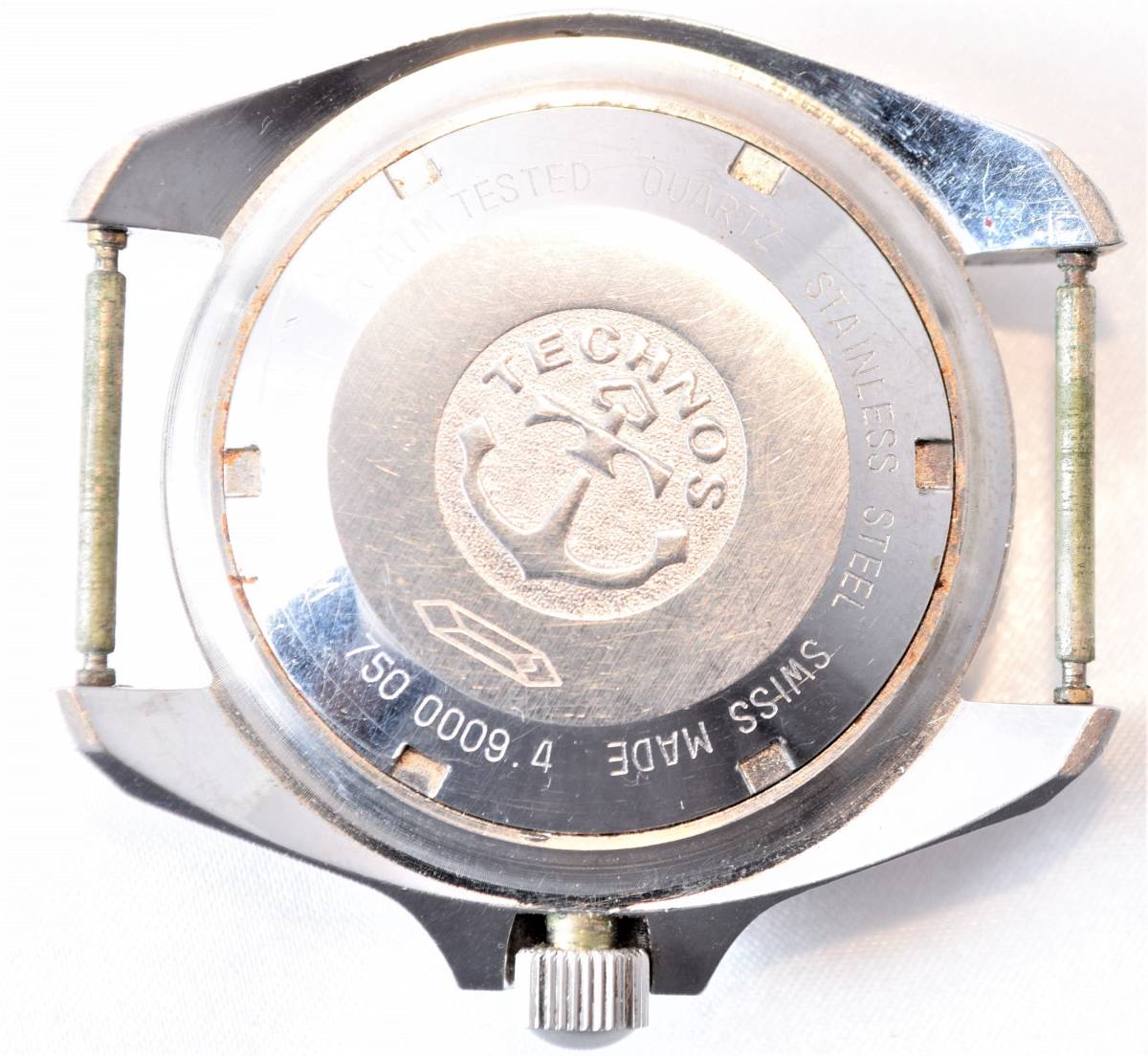 U☆TECHNOS テクノス SKY DIVER スカイダイバー 750 0009.4 デイト 