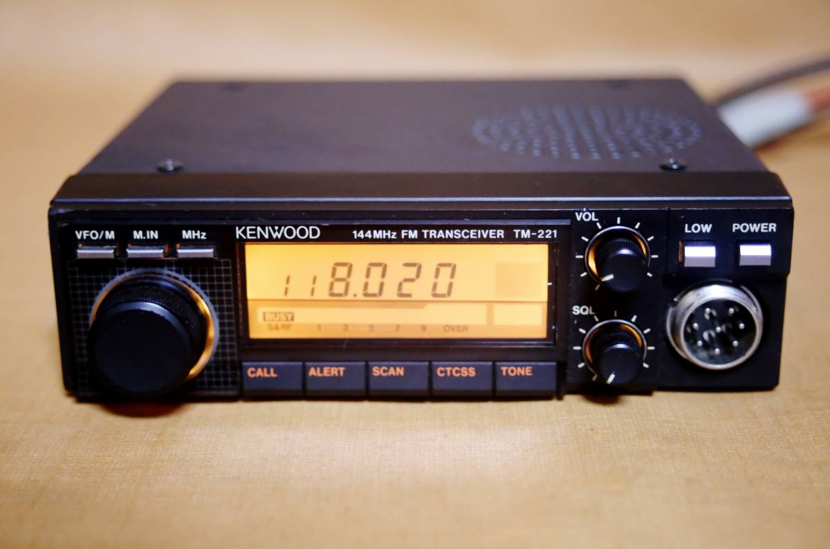 KENWOOD 144MHz FM TM-221S HI 40w機 現完動品公式通販