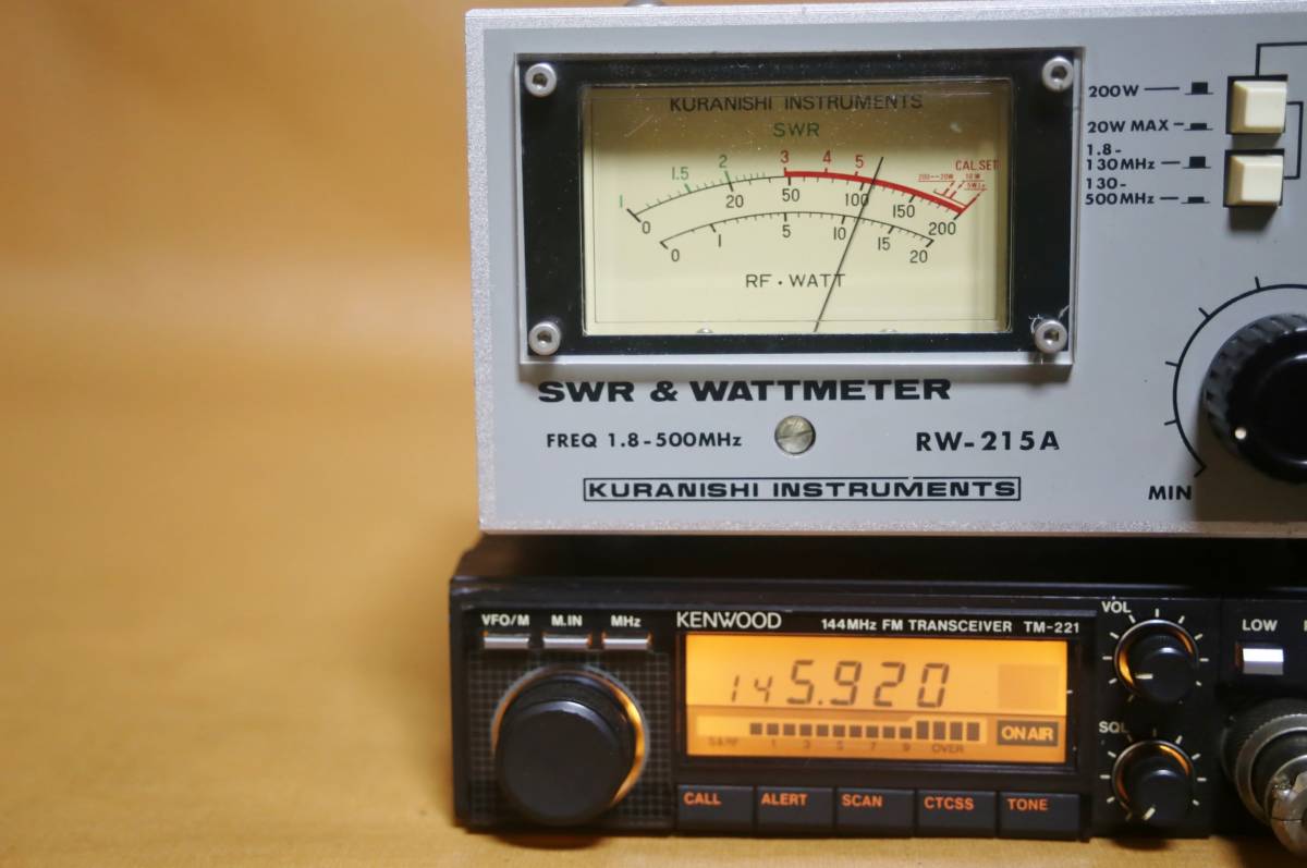 KENWOOD 144MHz FM TM-221S HI 40w機 現完動品公式通販