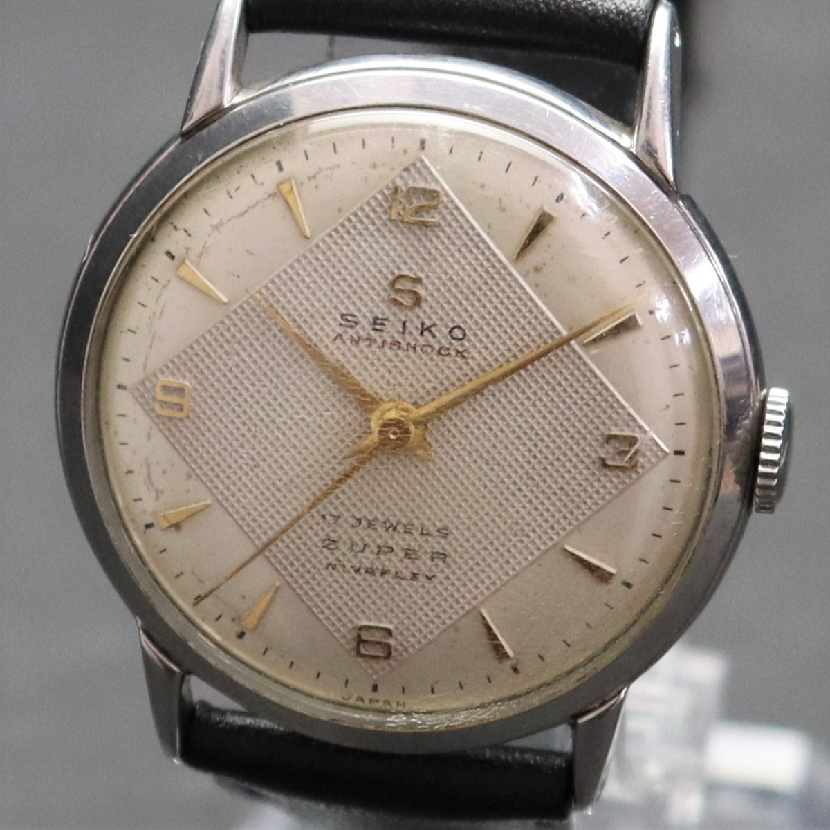 セイコー スーパー SEIKO アンチショック SUPER アンチ 手巻き 15石 