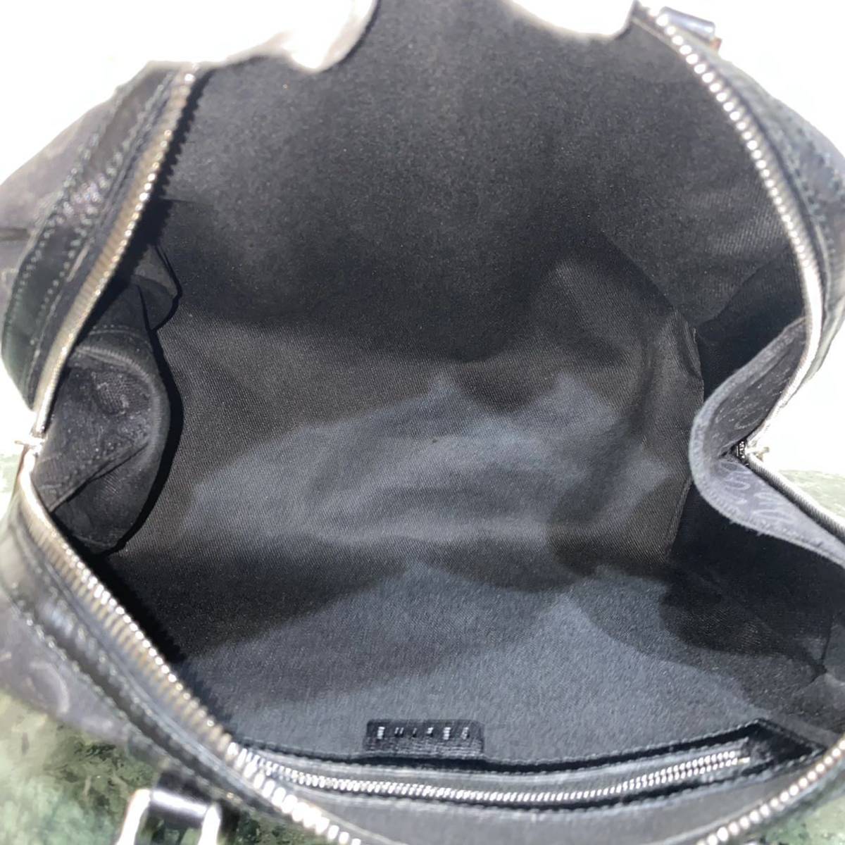 美品 CELINE ミニボストンバッグ ハンドバッグ マカダム トリオンフ