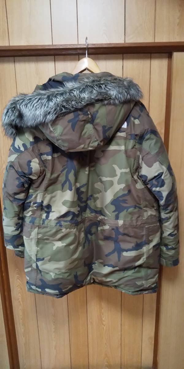 ノースフェイス マクマードパーカー ダウンパーカー 迷彩/カモフラ L ND01609　XL NORTH THE FACE マクマードパーカ FACEのダウンジャケット&frasl;コートを使っ マクマードパーカー&frasl;ND01609&frasl;L
