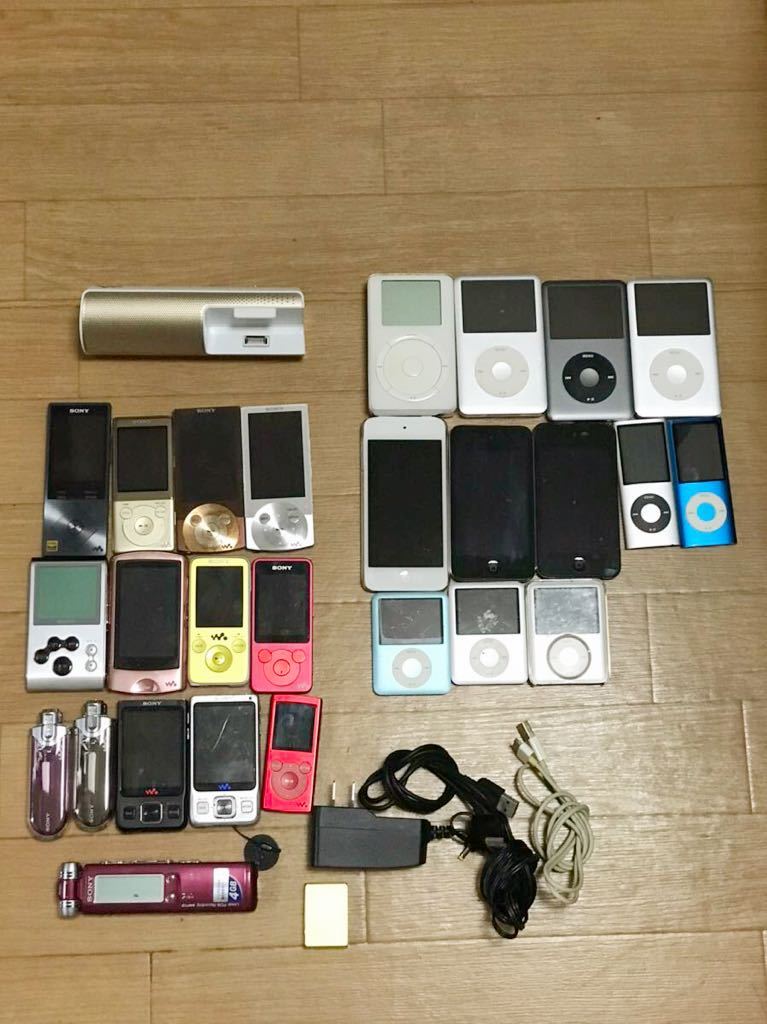 Apple iPod - nano classic 160GB アップル Generation 1円〜大量 SONY 7th touch ジャンク500円で「iPod IPOD CLASSIC [HDDオーディオ