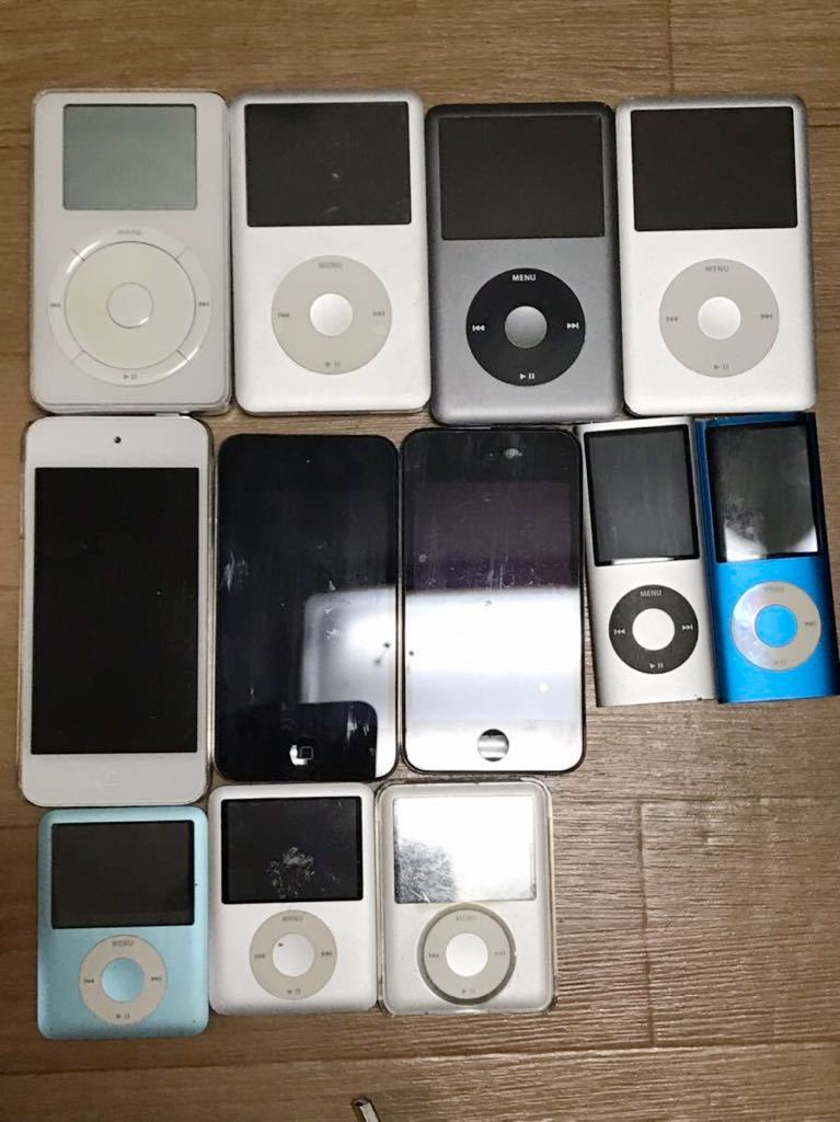 Apple iPod - nano classic 160GB アップル Generation 1円〜大量 SONY 7th touch ジャンク500円で「iPod IPOD CLASSIC [HDDオーディオ