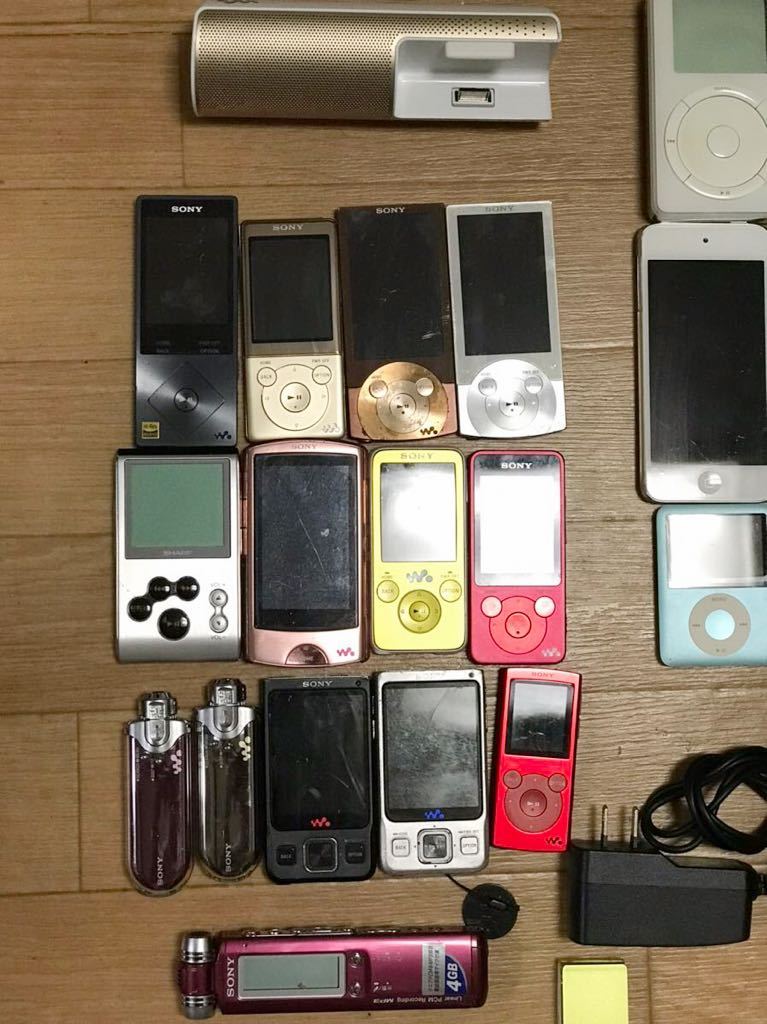 Apple iPod - nano classic 160GB アップル Generation 1円〜大量 SONY 7th touch ジャンク500円で「iPod IPOD CLASSIC [HDDオーディオ