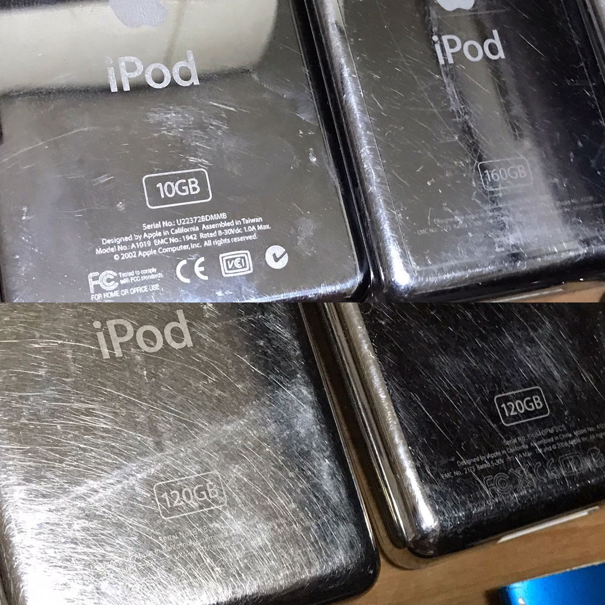 Apple iPod - nano classic 160GB アップル Generation 1円〜大量 SONY 7th touch ジャンク500円で「iPod IPOD CLASSIC [HDDオーディオ
