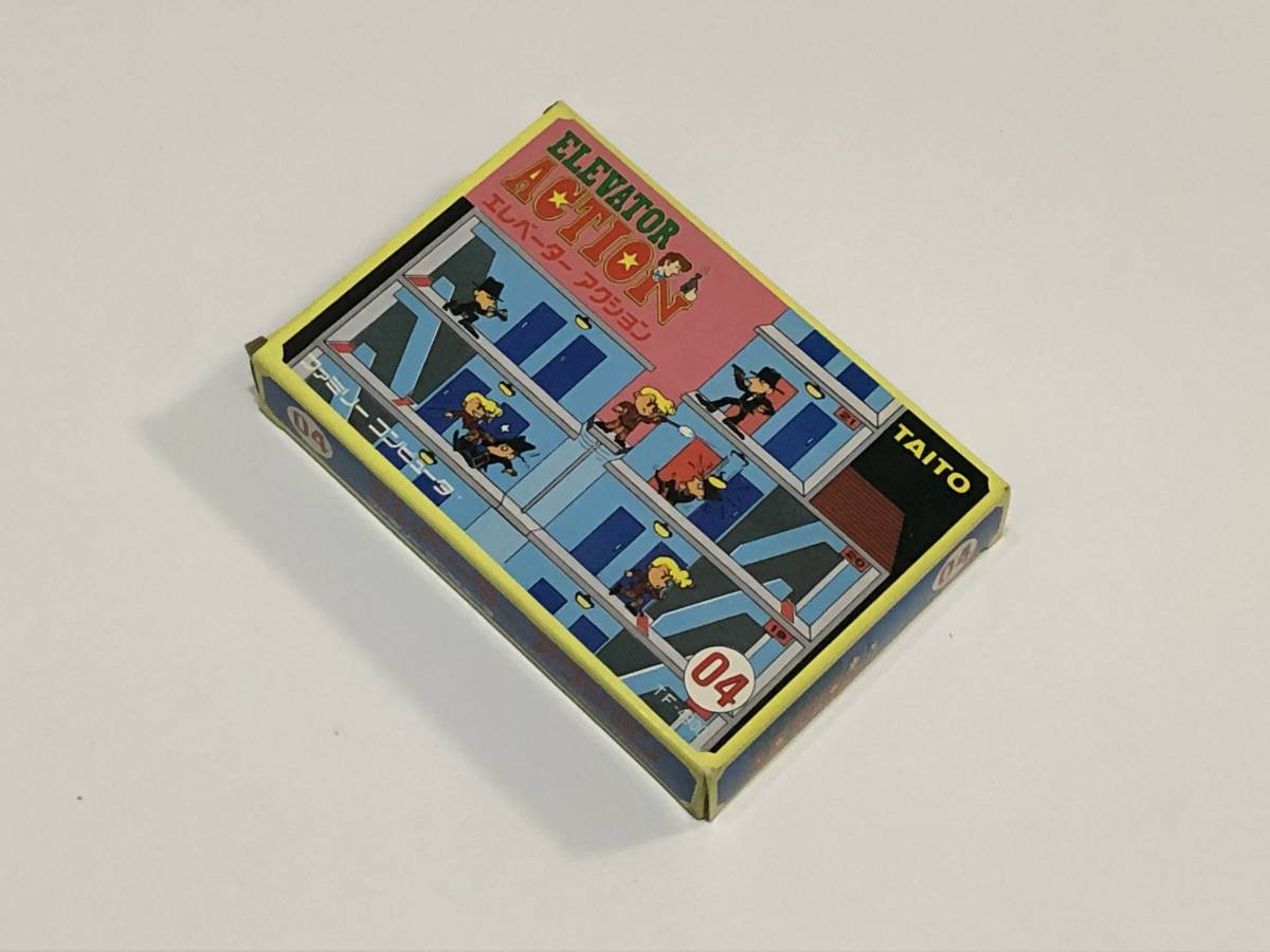 エレベーターアクション 箱説付き 箱綺麗 珍品 レア ファミコン 当時物 