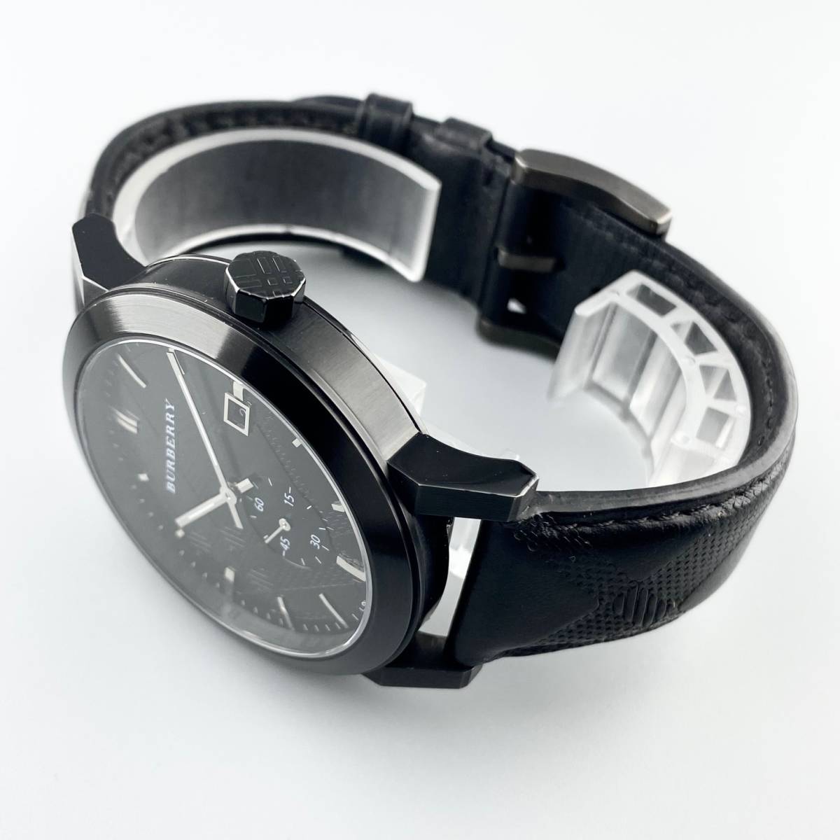 1円箱付】BURBERRY バーバリー 腕時計 メンズ スモセコ BU9906 