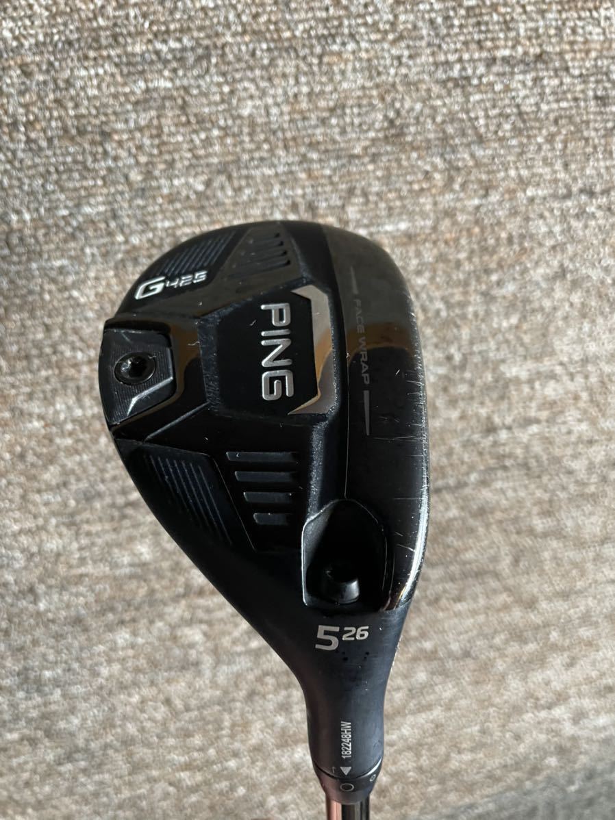 美品 PING ピン g425 ハイブリッド #5 26度 TOUR173-85 (S  