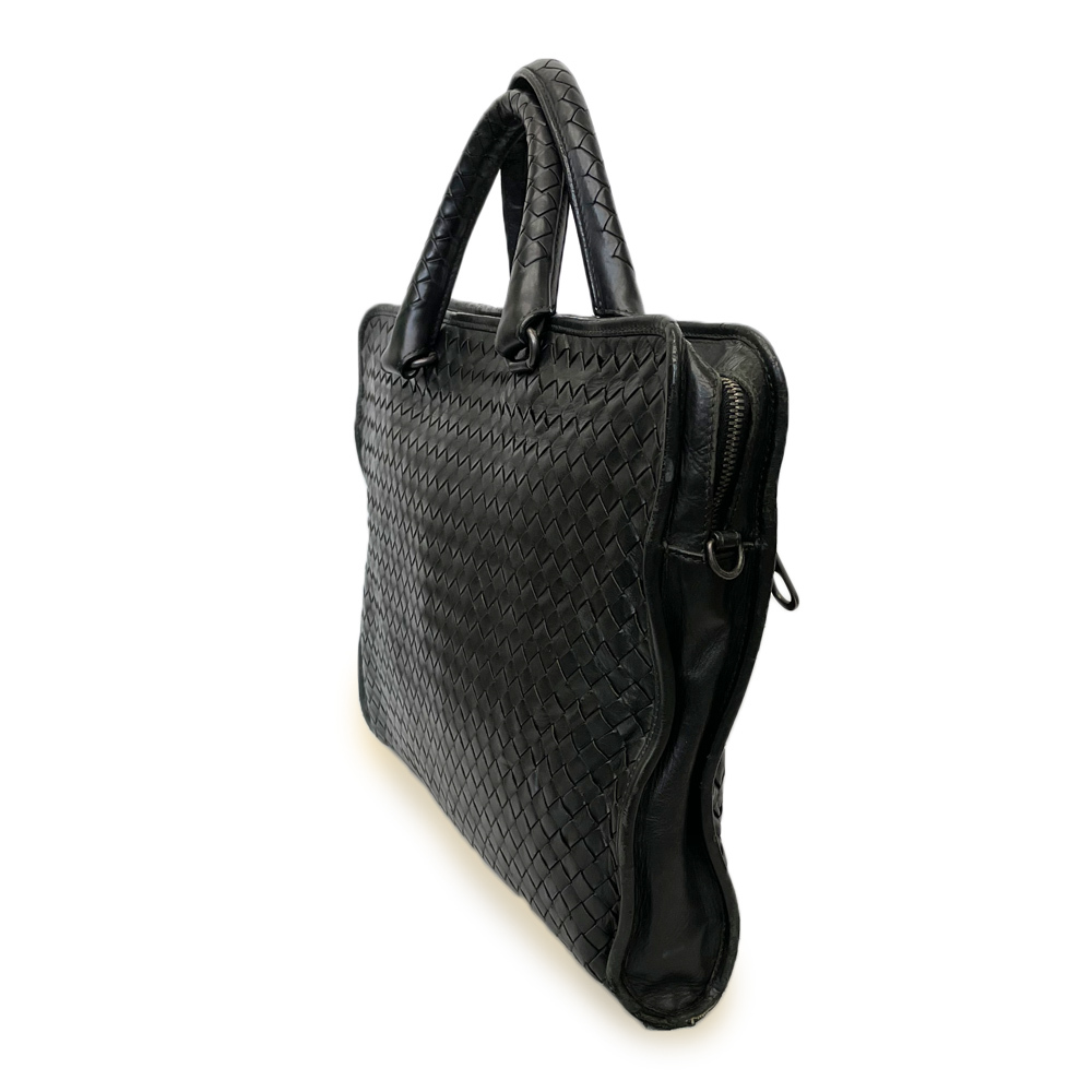 bottega veneta ・レザー・ブリーフケース ボッテガヴェネタ ブリーフケース BOTTEGA VENETA イントレチャート