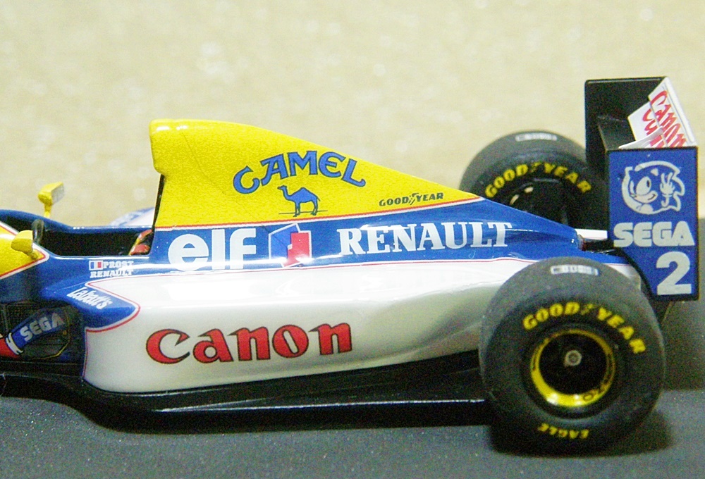 □Tameo製作品□ウィリアムズ ルノー FW15C レインタイヤVer.□1993