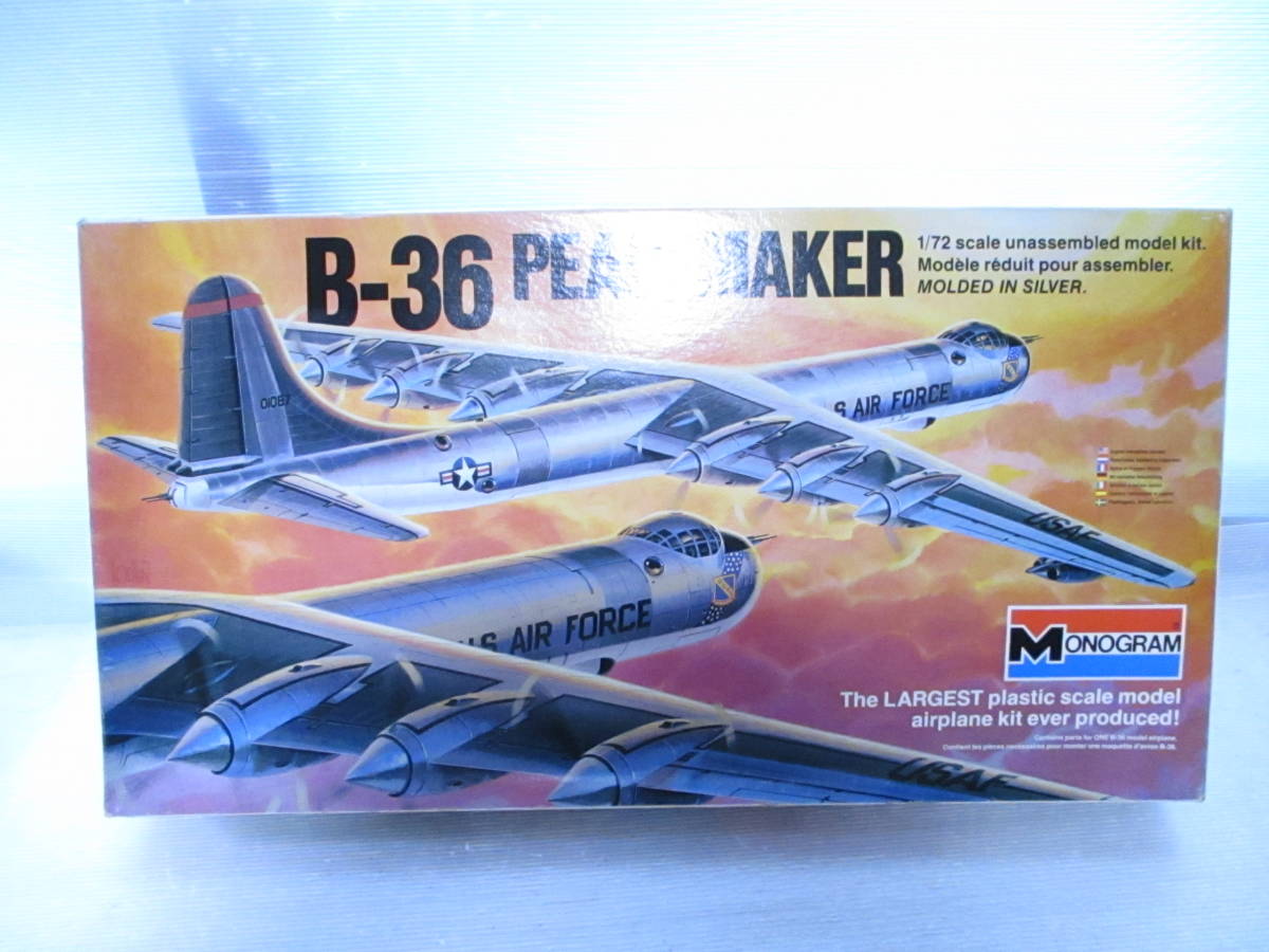 HOT，大得価 送140 1円 未組立 モノグラム 1/72 B-36 ピースメイカー キット MONOGRAM PEACE MAKER プラモデル(アメリカ)｜売買されたオークション情報、yahooの商品情報をアーカイブ公開 - オークファン アメリカ