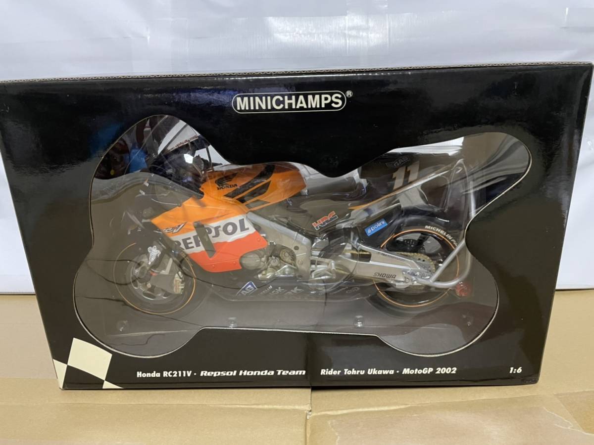 超激得，セール 1/6 PMA Honda RC211V Repsol Honda Team Tohru Ukawa MotoGP2002(オートバイ)｜売買されたオークション情報、yahooの商品情報をアーカイブ公開 - オークファン オートバイ