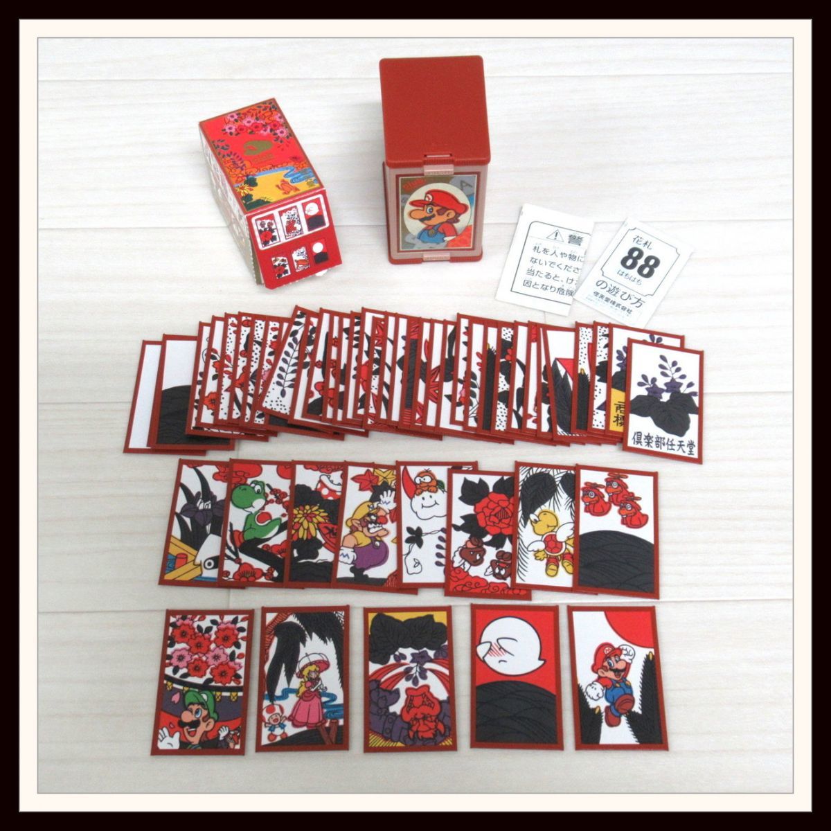 Nintendo 任天堂 クラブニンテンドー スーパーマリオブラサーズ 花札 赤 J2 Sk 花札 売買されたオークション情報 Yahooの商品情報をアーカイブ公開 オークファン Aucfan Com