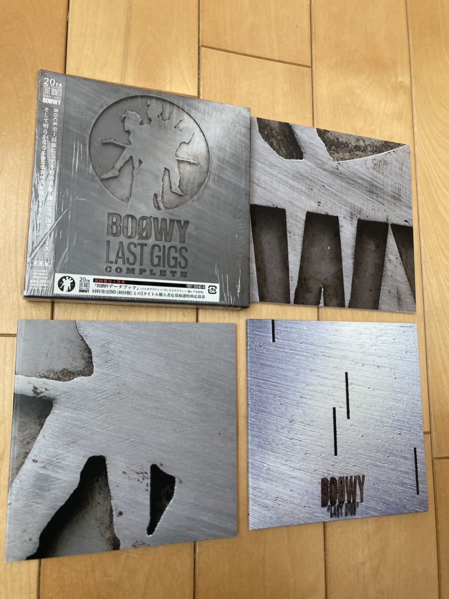 初回限定盤 BOOWY CDセット COMPLETE BOX LAST GIGS CASE OF JUST A