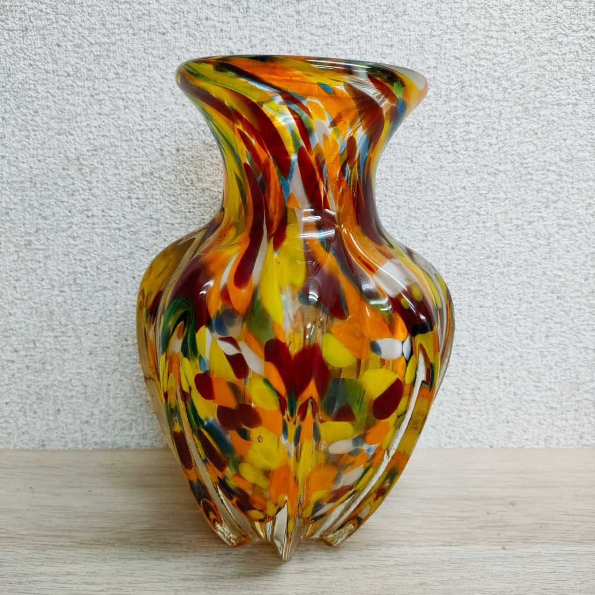 KAMEI GLASS カメイガラス 花瓶 ガラス細工 ガラス工芸 花器 花 花壷