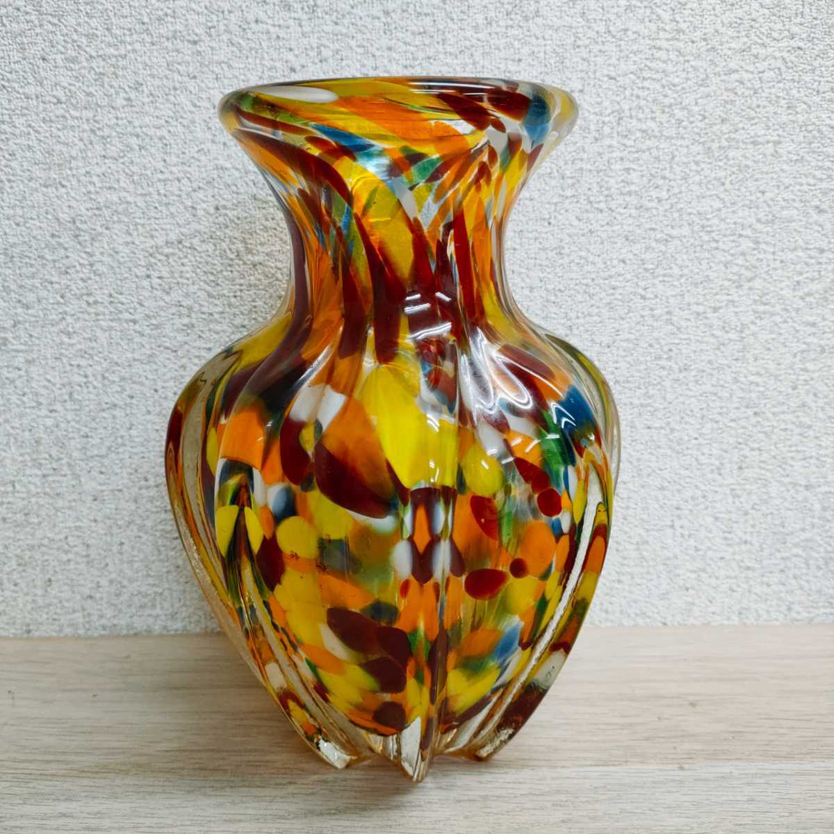 KAMEI GLASS カメイガラス 花瓶 ガラス細工 ガラス工芸 花器 花 花壷