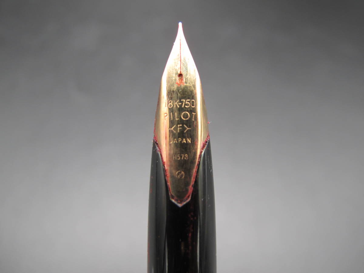 PILOT パイロット 万年筆 カスタム 木製軸 ペン先 18K-750 木目