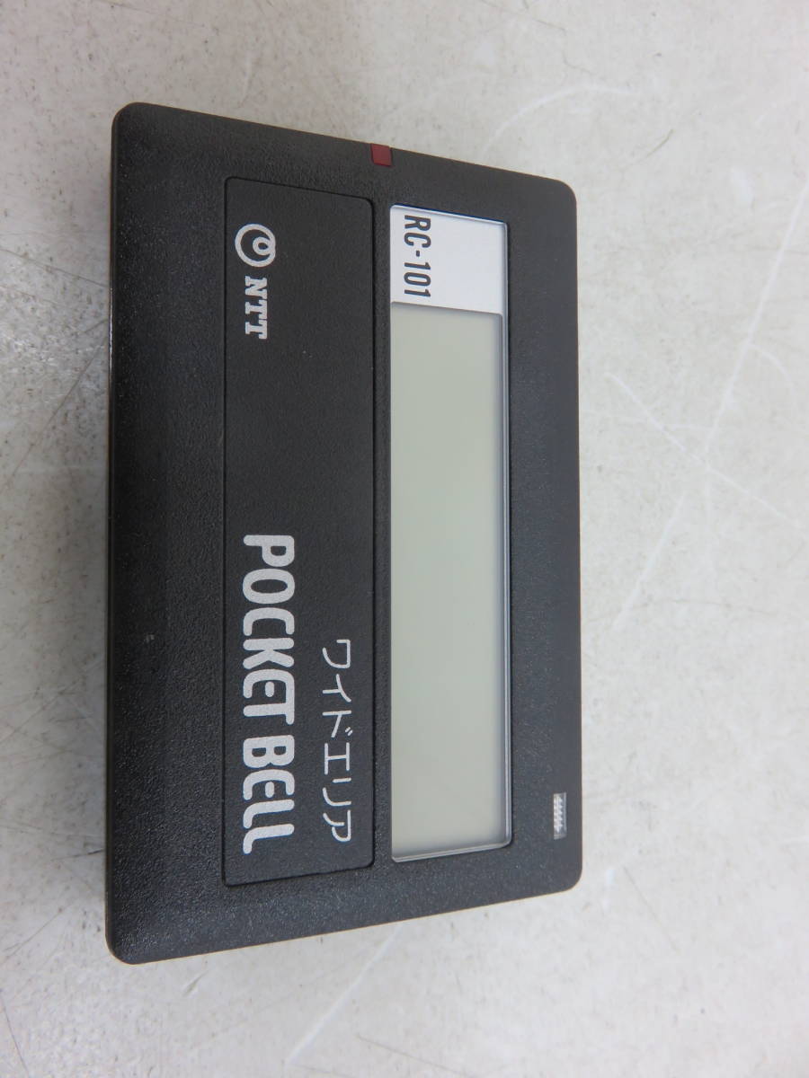 NTT ポケベル ポケットベル POCKET BELL RC-101 昭和レトロ 端末1台