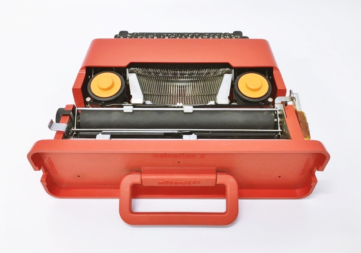 オリベッティ Valentine Olivetti 灰皿小物入れ 赤いバケツ s 希少