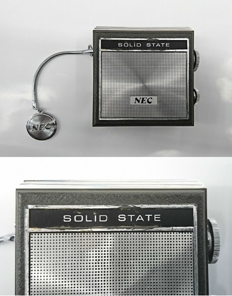 NEC製 AMマイクロラジオ ミニプレイ NT-8M91 NT-8M91 NEC Radio Transistor Vintage Nippon AMマイクロラジオ ミニ