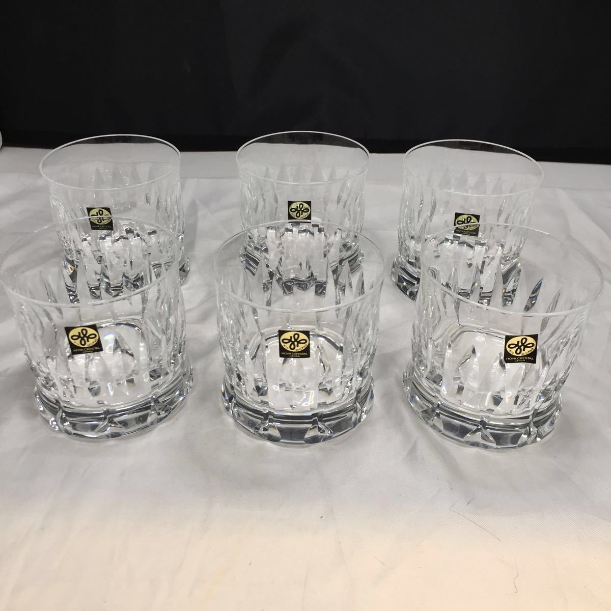切子 切子玻璃杯 HOYA CRYSTAL クリスタルタンブラー ロックグラス 