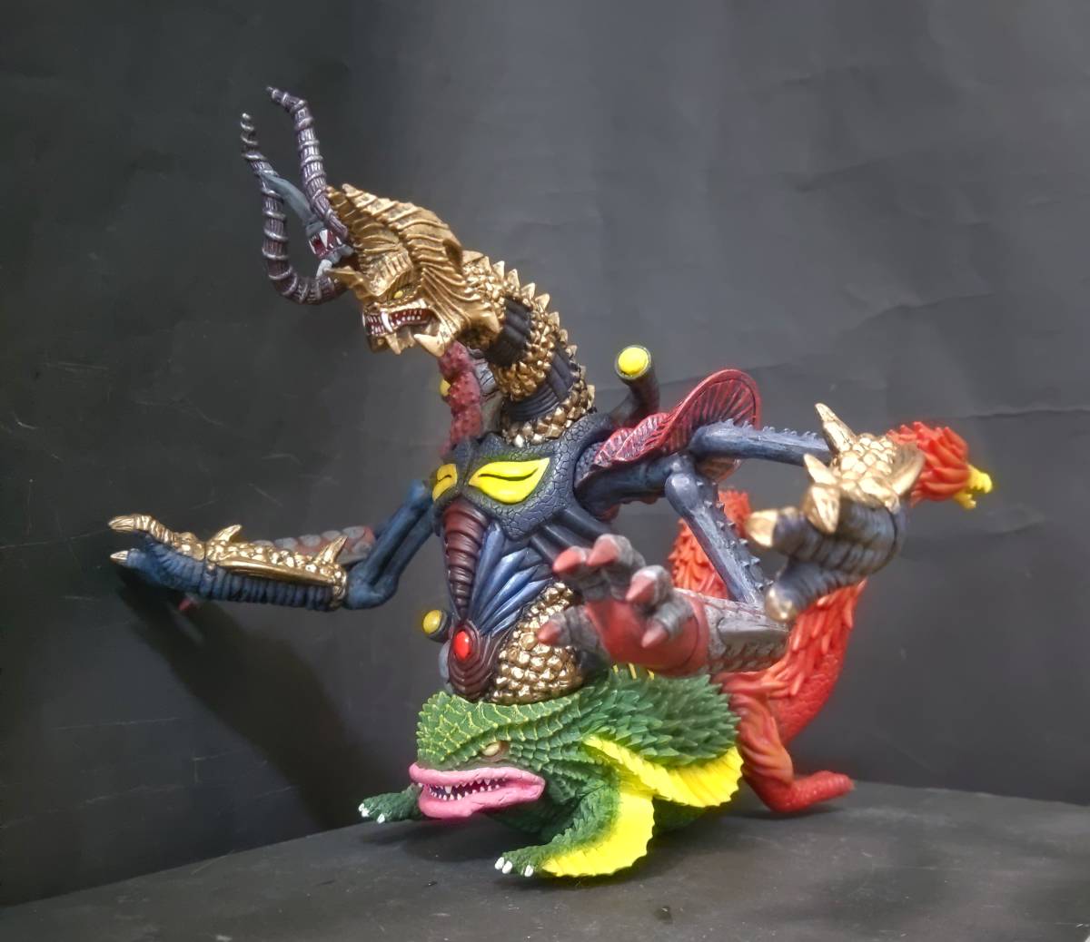 ウルトラ怪獣ソフビ ギガキマイラ リペイント完成品(怪獣、宇宙人