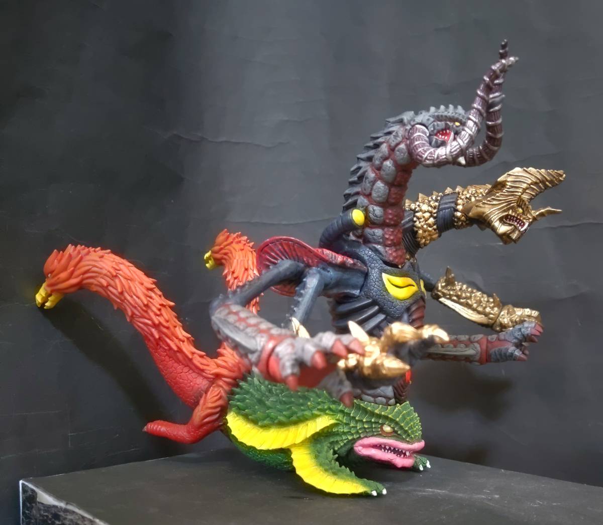 ウルトラ怪獣ソフビ　ガマクジラ　リペイント完成品 ウルトラ怪獣ソフビ ギガキマイラ リペイント完成品(怪獣、宇宙人